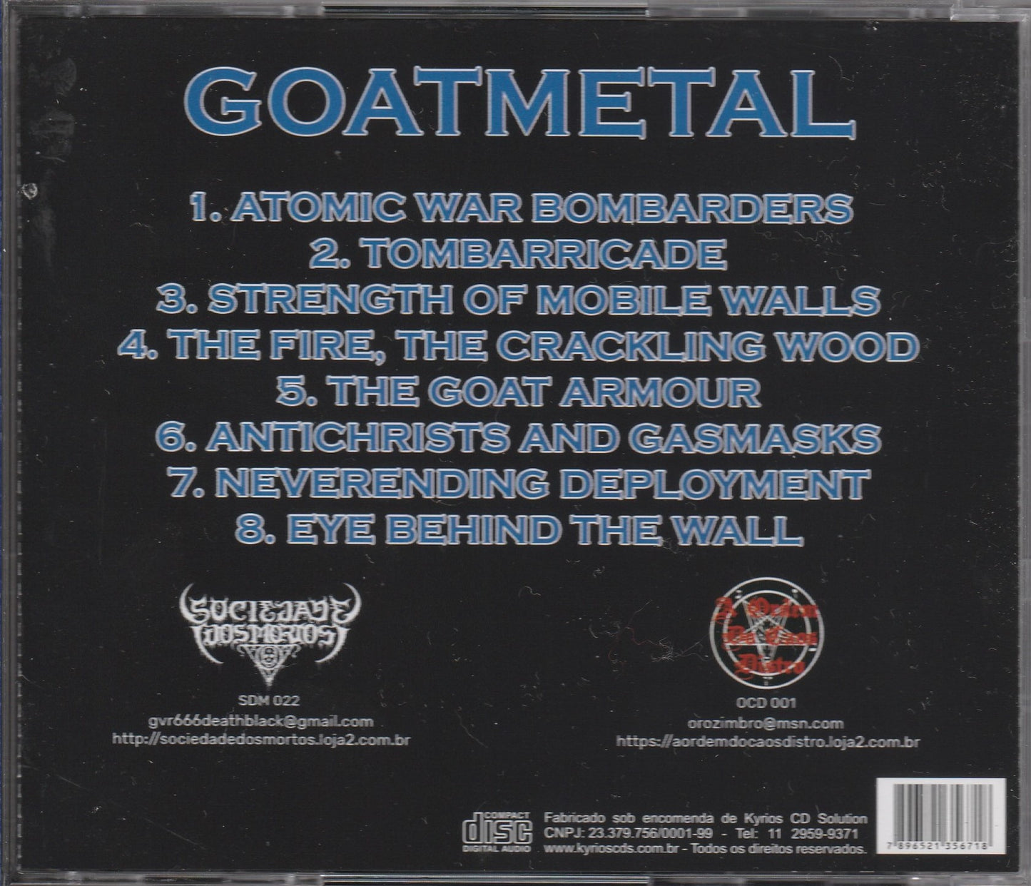 Infernal Goat – Goatmetal CD