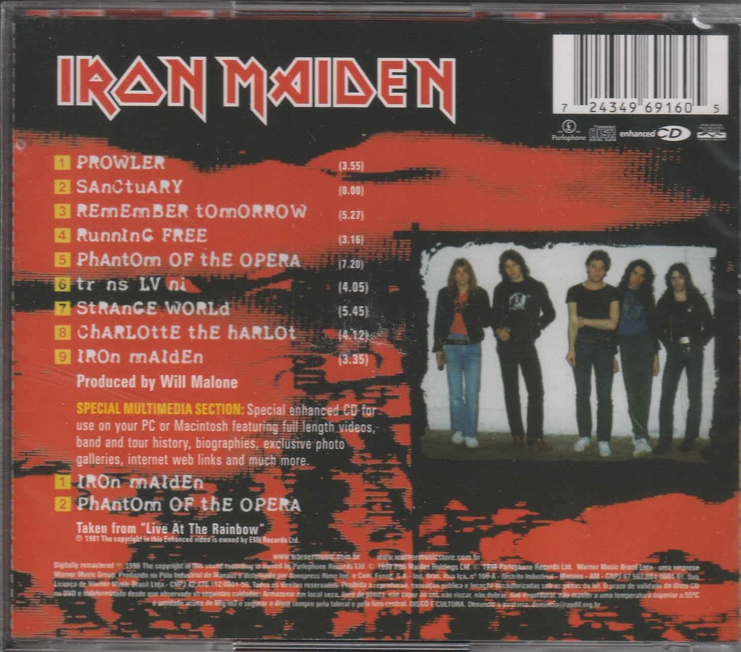 Iron Maiden – Iron Maiden CD
