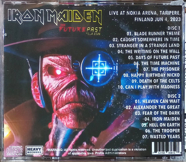 Iron Maiden - The Future Past Tour 2023 2xCD