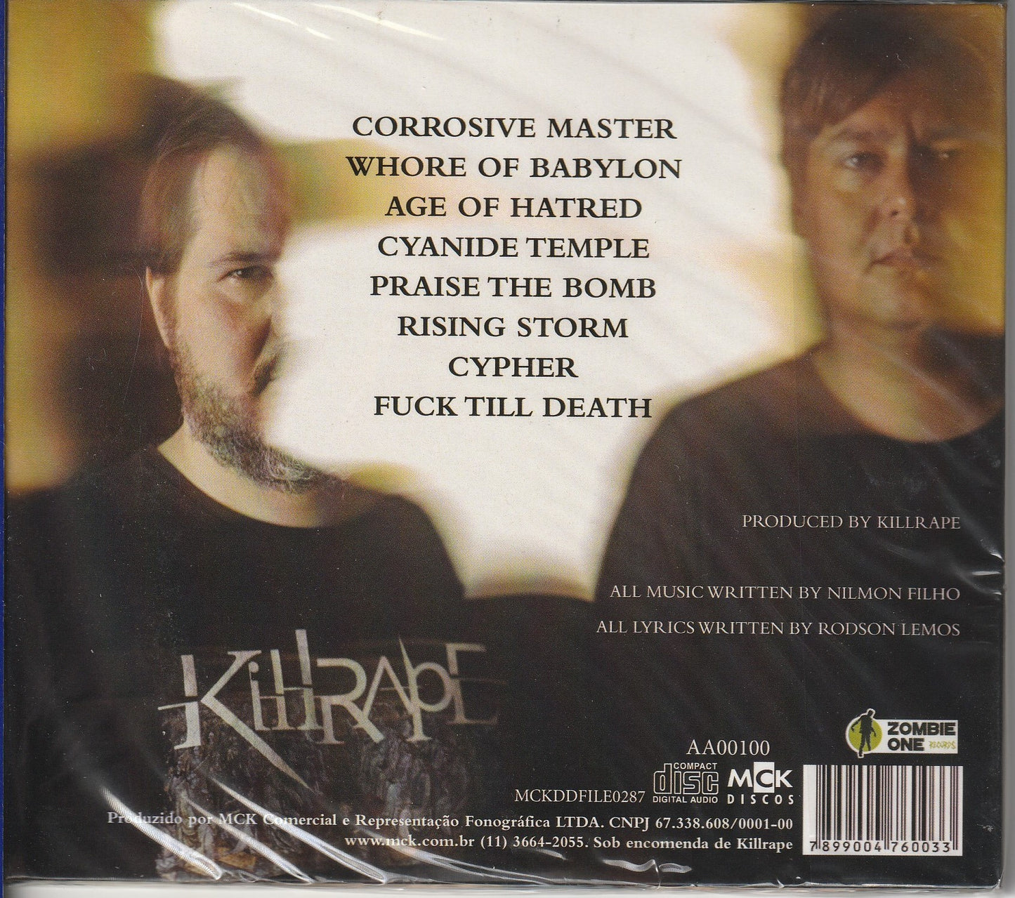 Killrape - Corrosive Master CD