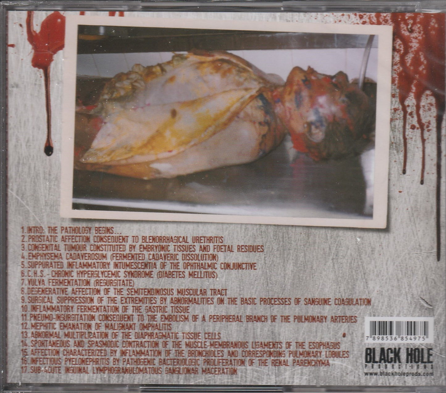 Lymphatic Phlegm – Bloodsplattered Pathological Disfunctions CD