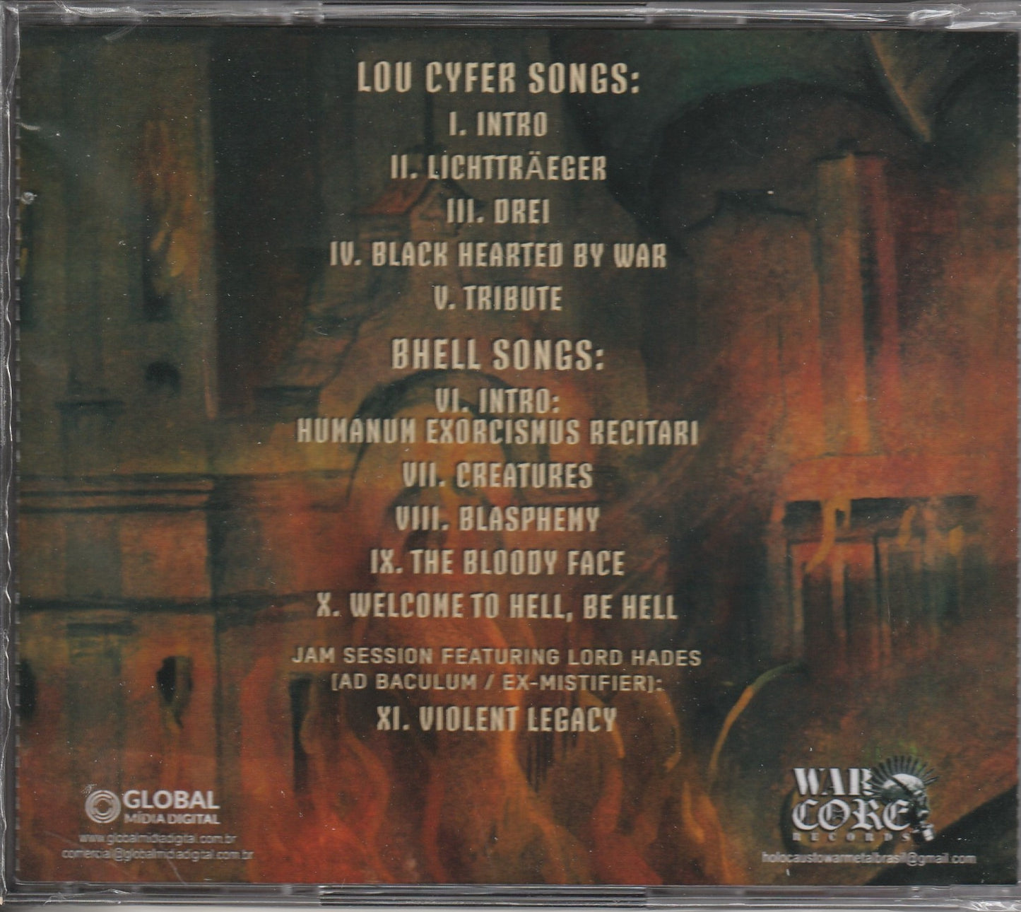 Loucyfer / BHell - Nationunderground Forces CD
