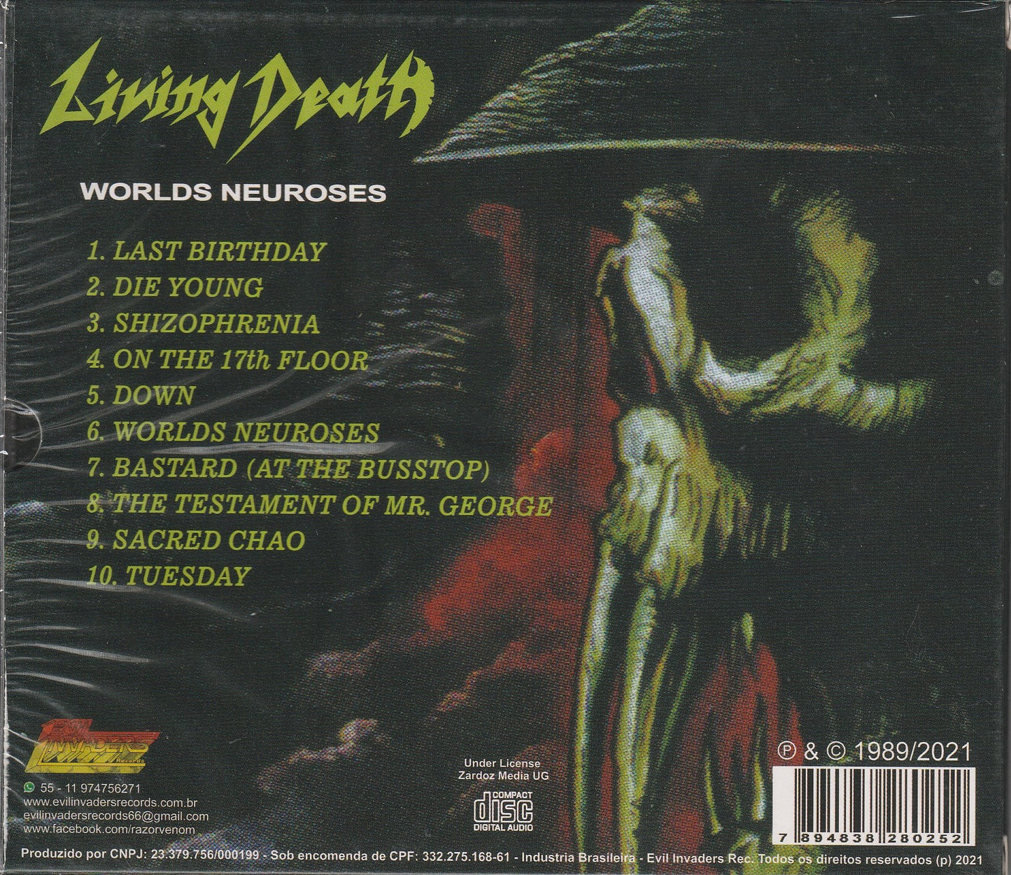 Living Death - Worlds Neuroses CD