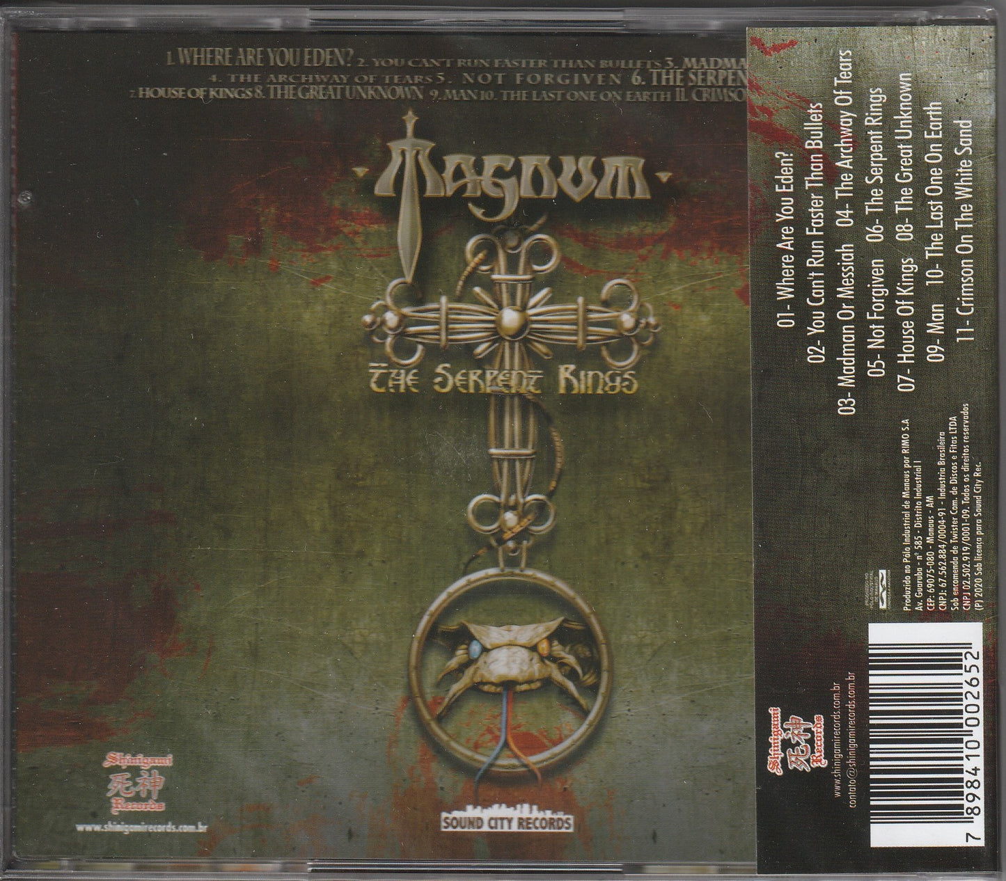 Magnum - The Serpent Rings CD