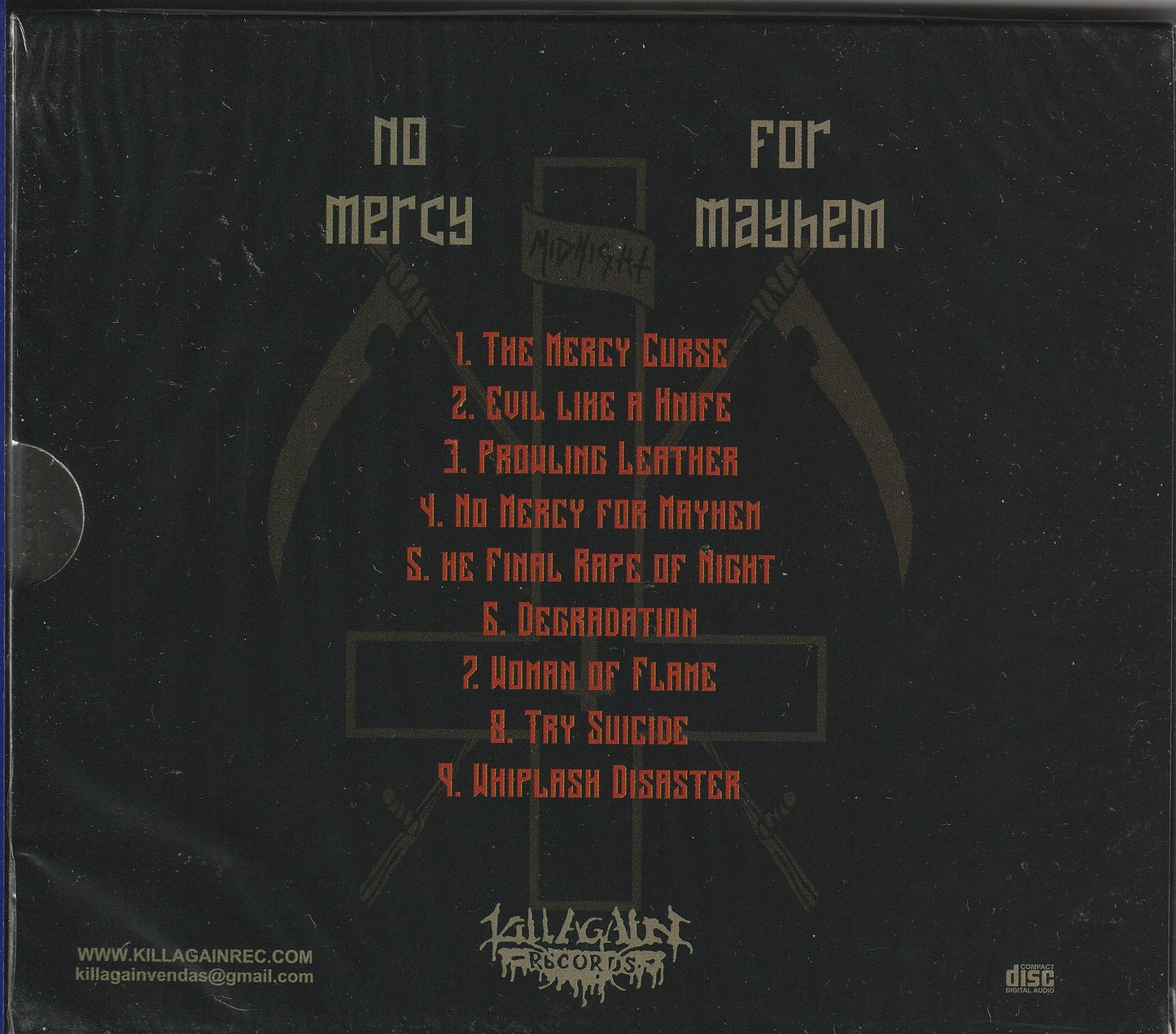 Midnight - No Mercy For Mayhem CD