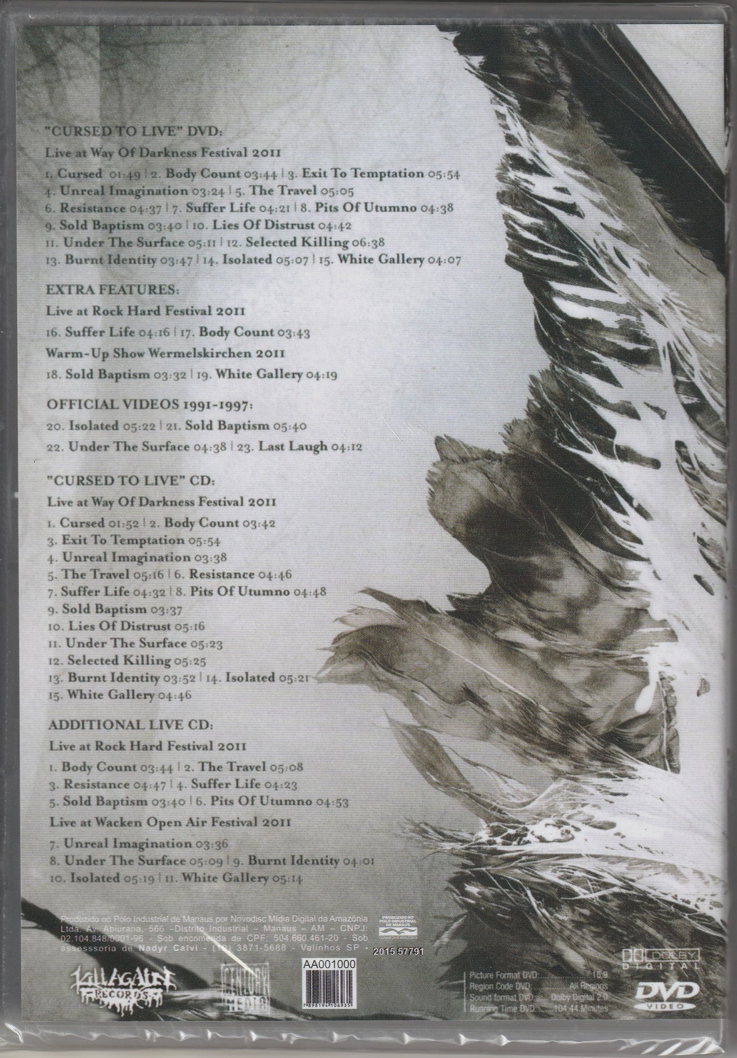 Morgoth - Cursed To Live 2xCD/DVD
