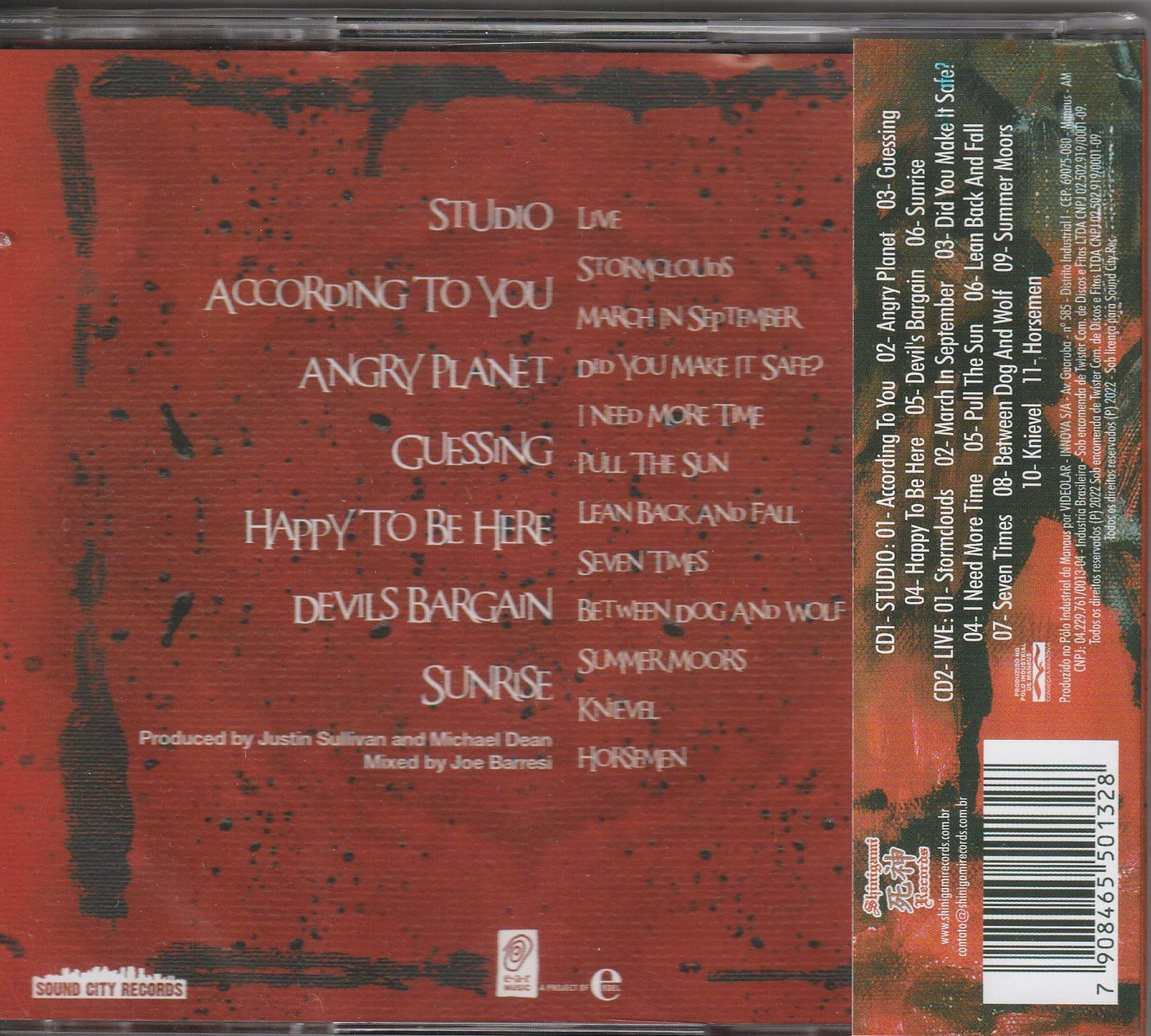 New Model Army - Between Wine And Blood 2xCD