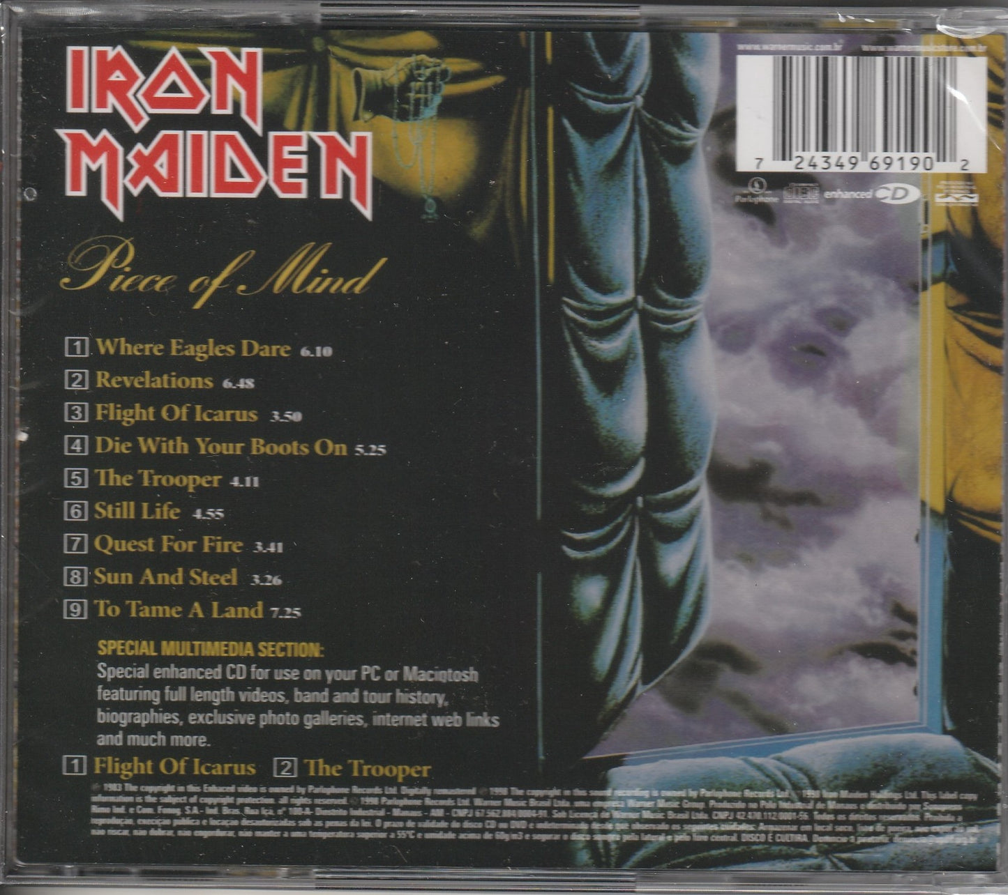 Iron Maiden – Piece Of Mind CD