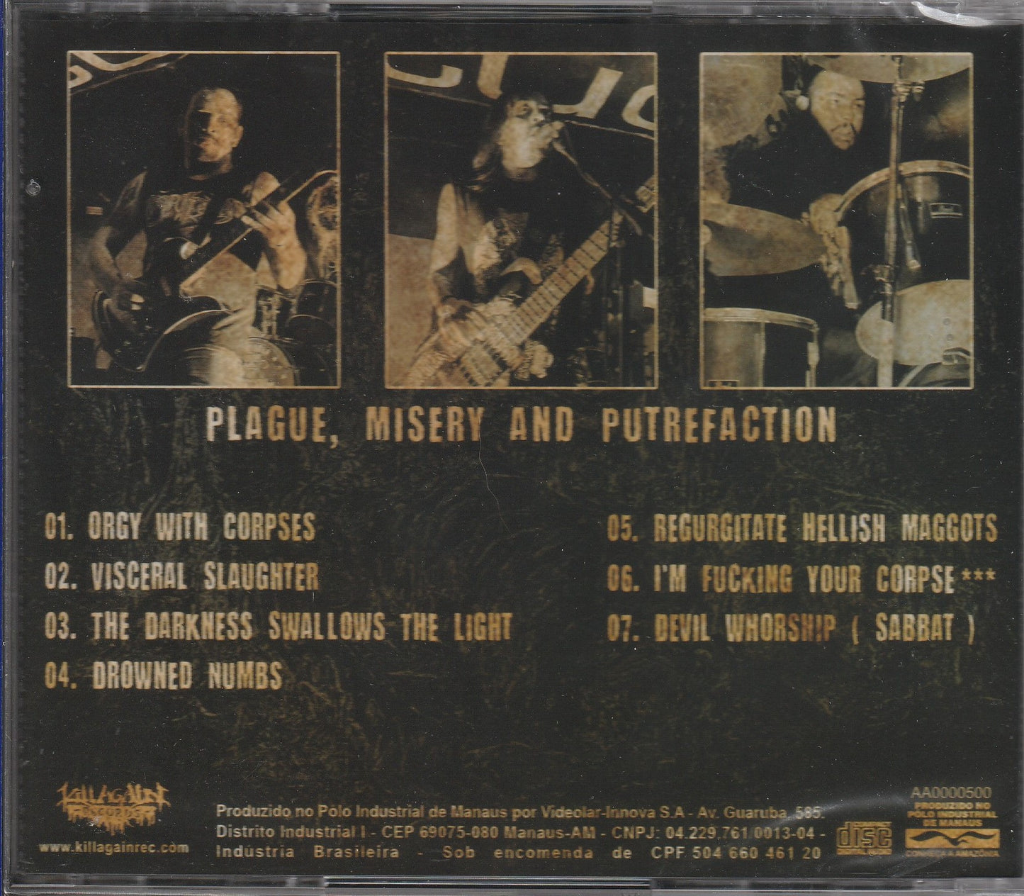 Podridão – Plague, Misery and Putrefaction CD