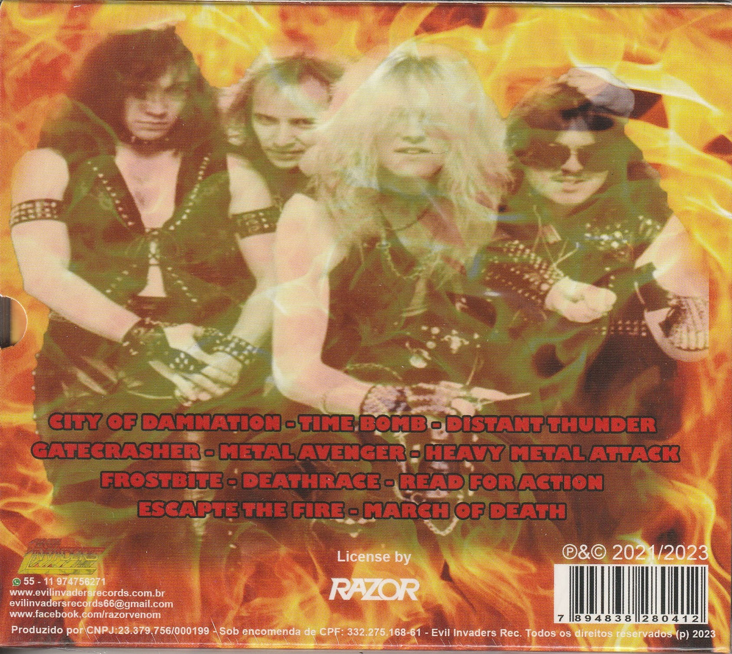 Razor - Escape The Fire CD