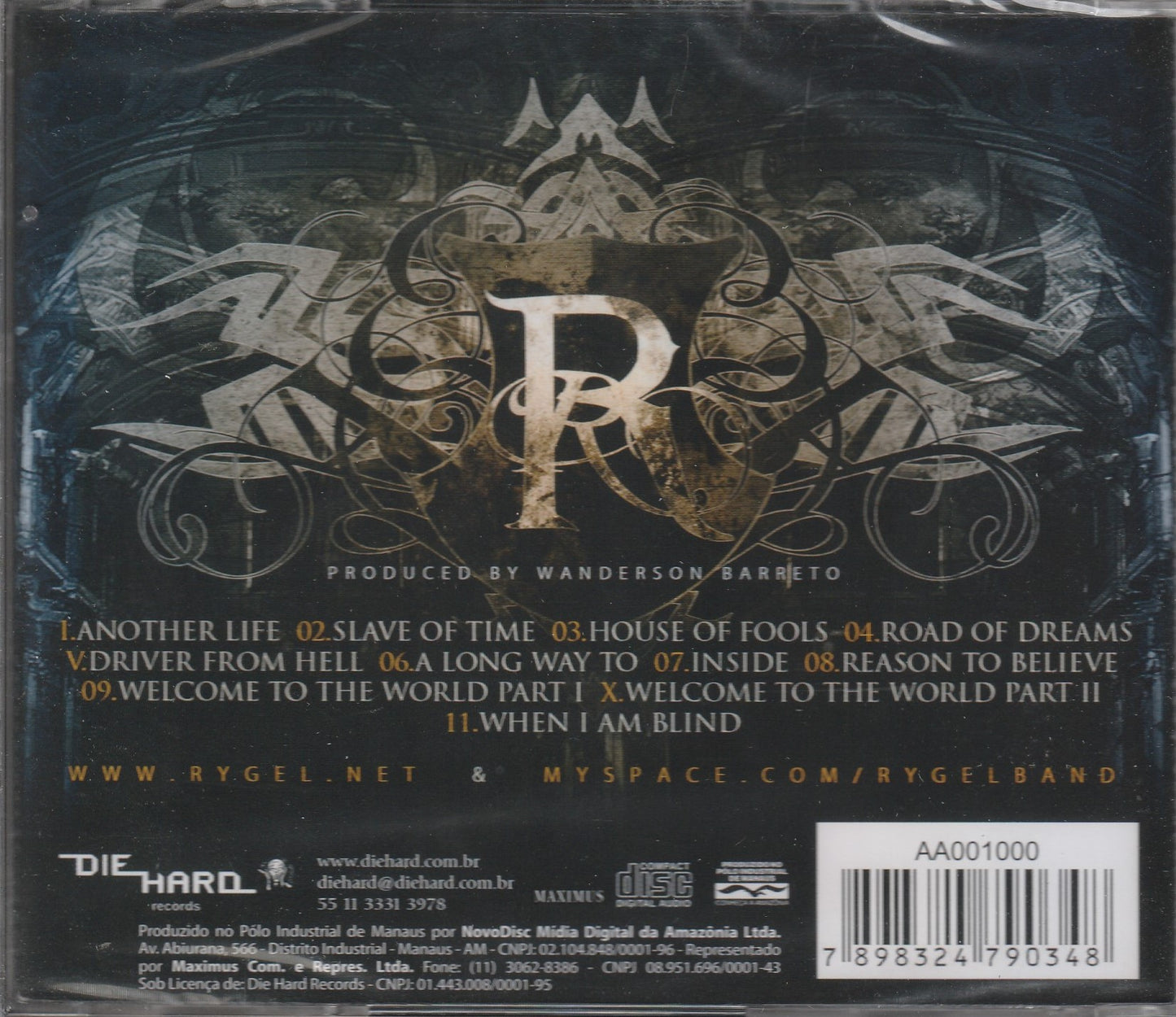 Rygel - Realities... Life As It Is CD