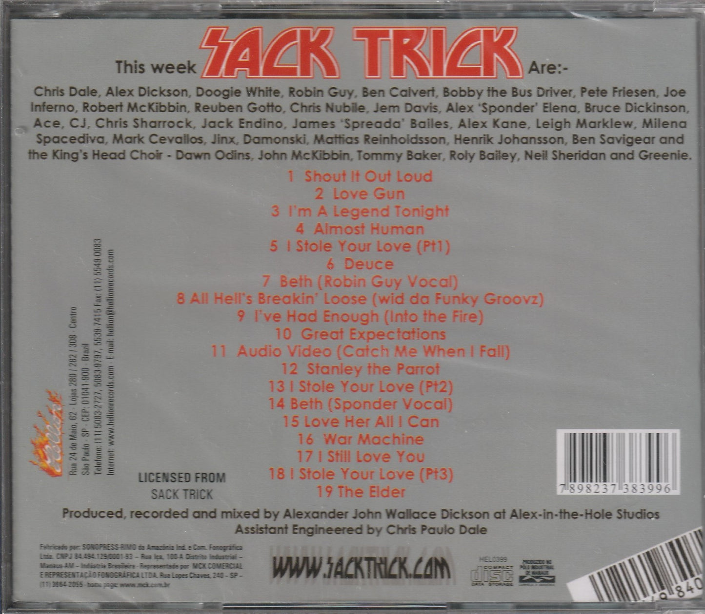 Sack Trick – Sheep In Kiss Make Up CD