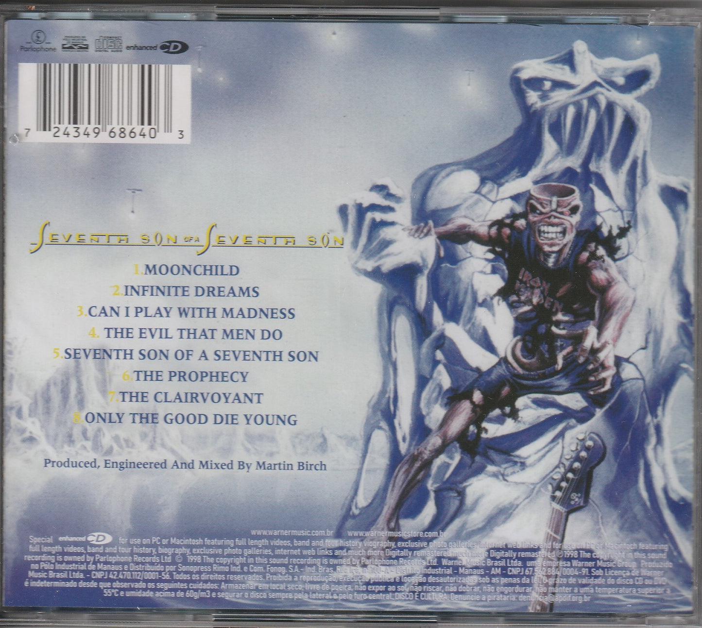 Iron Maiden – Seventh Son Of A Seventh Son CD