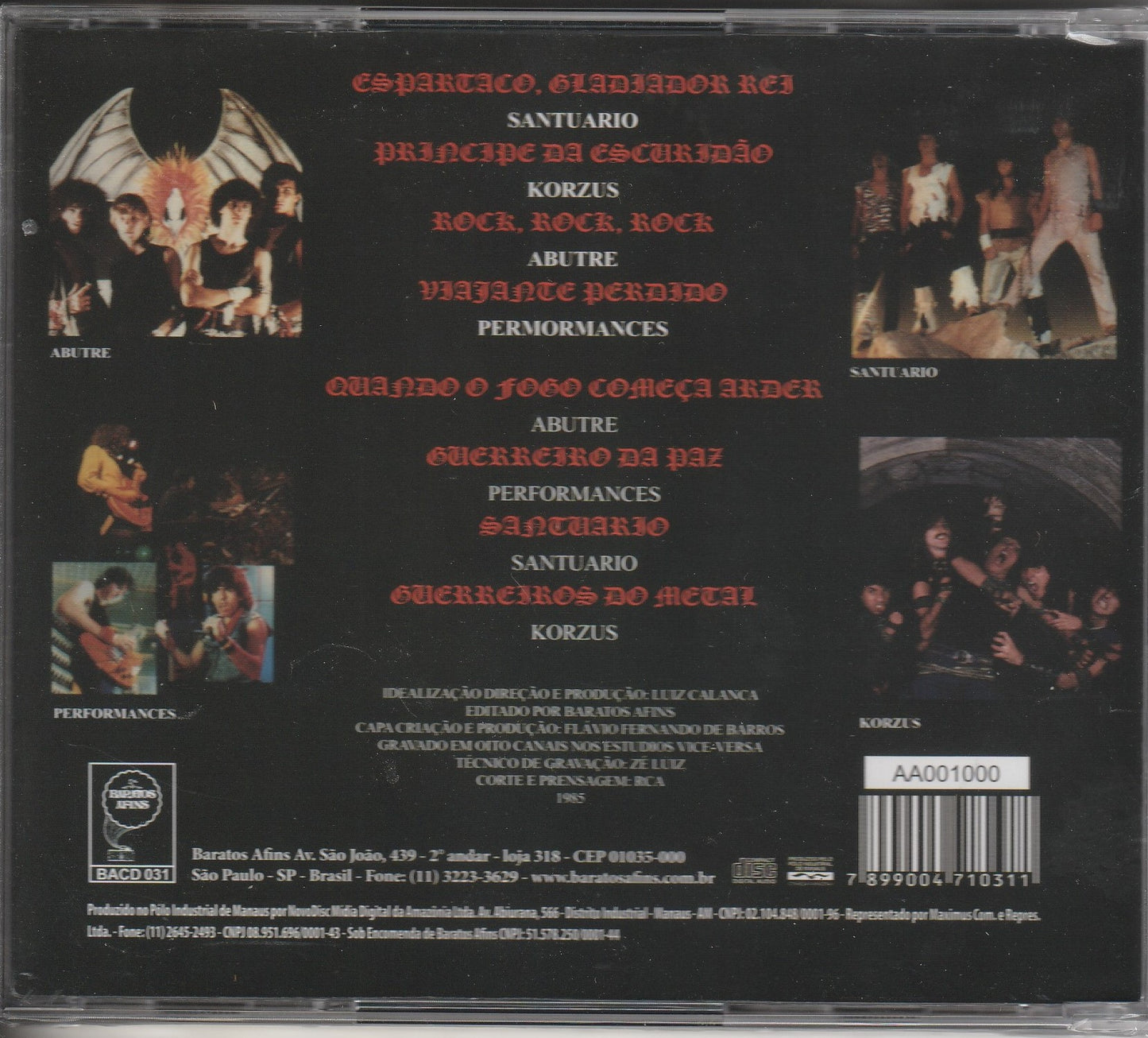 S.P. Metal II CD (Korzus+Santuario+Performances+Abutre)