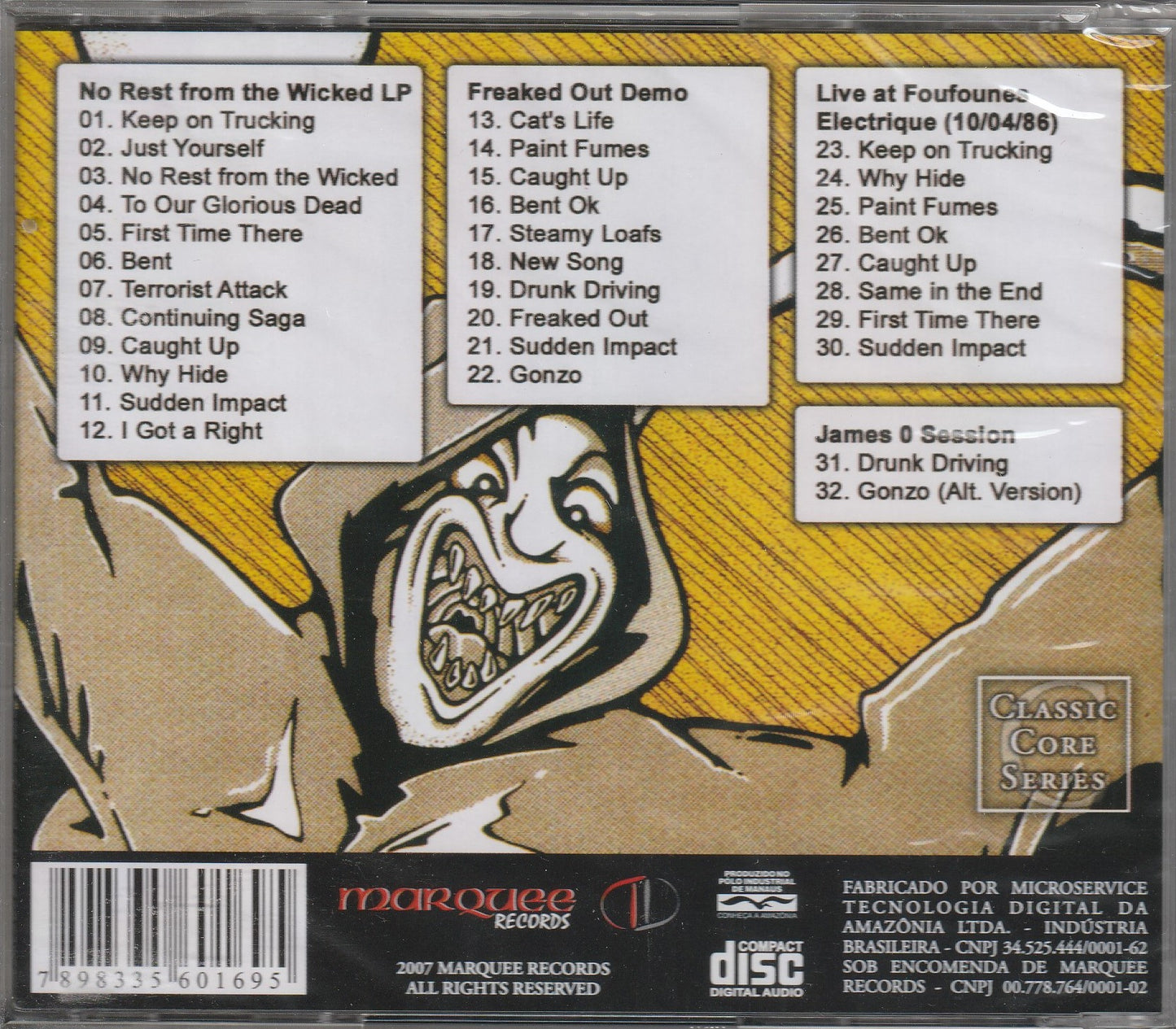 Sudden Impact - No Rest From The Wicked CD