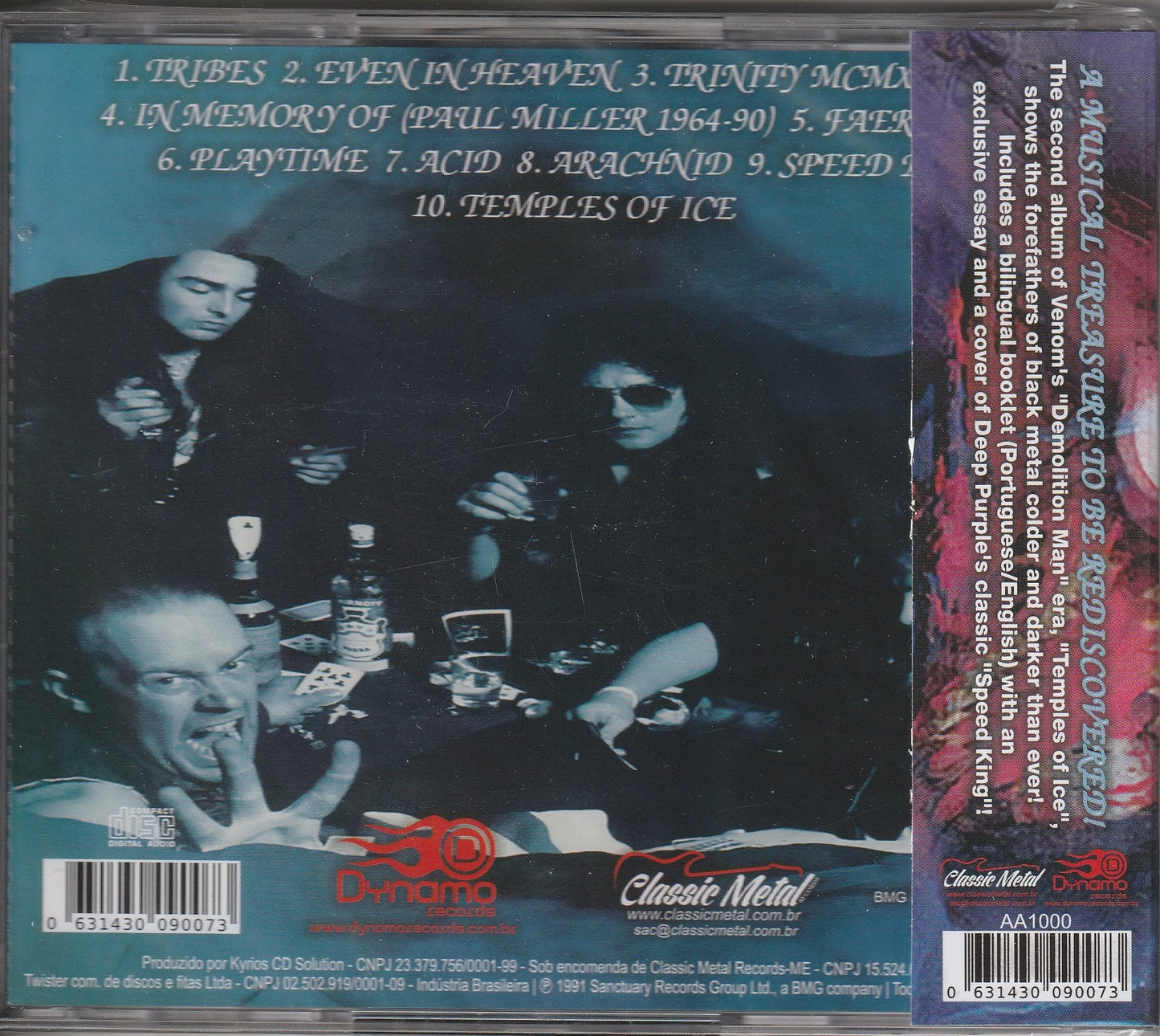 Venom - Temples Of Ice CD