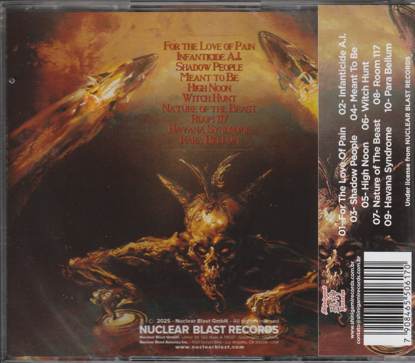 Testament – Para Bellum CD