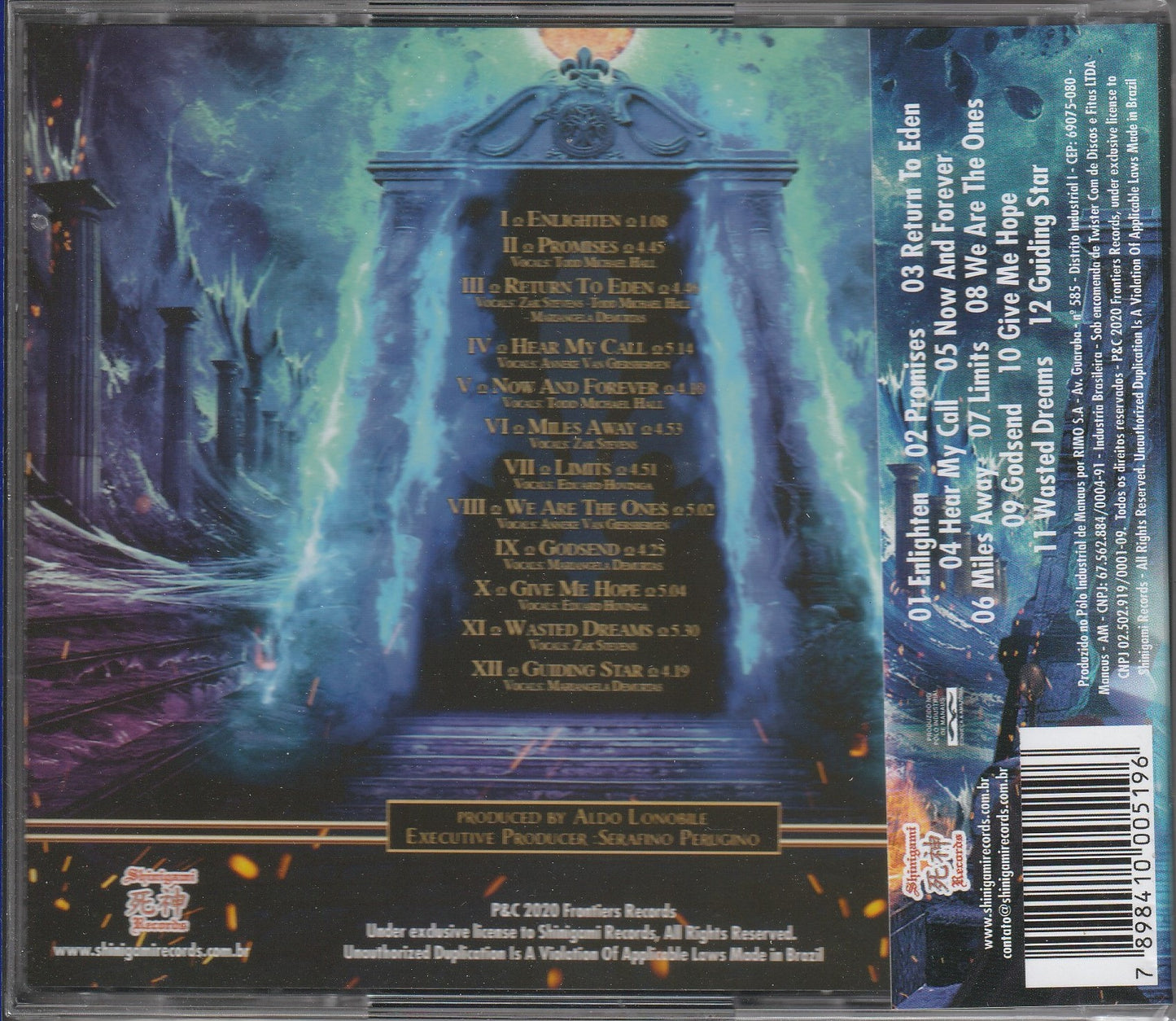 Timo Tolkki's Avalon - Return To Eden CD