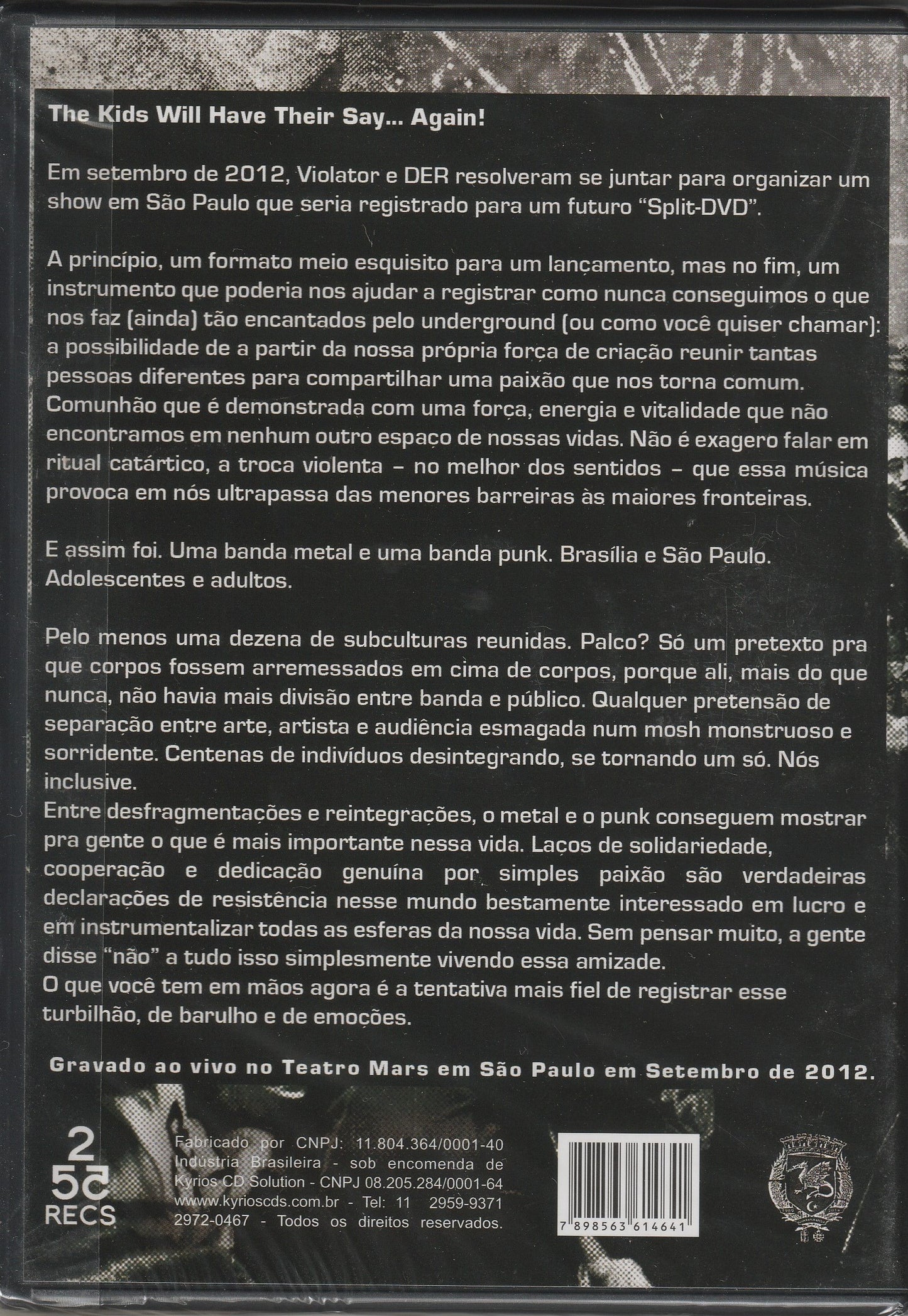 Violator / D.E.R.  - Split DVD