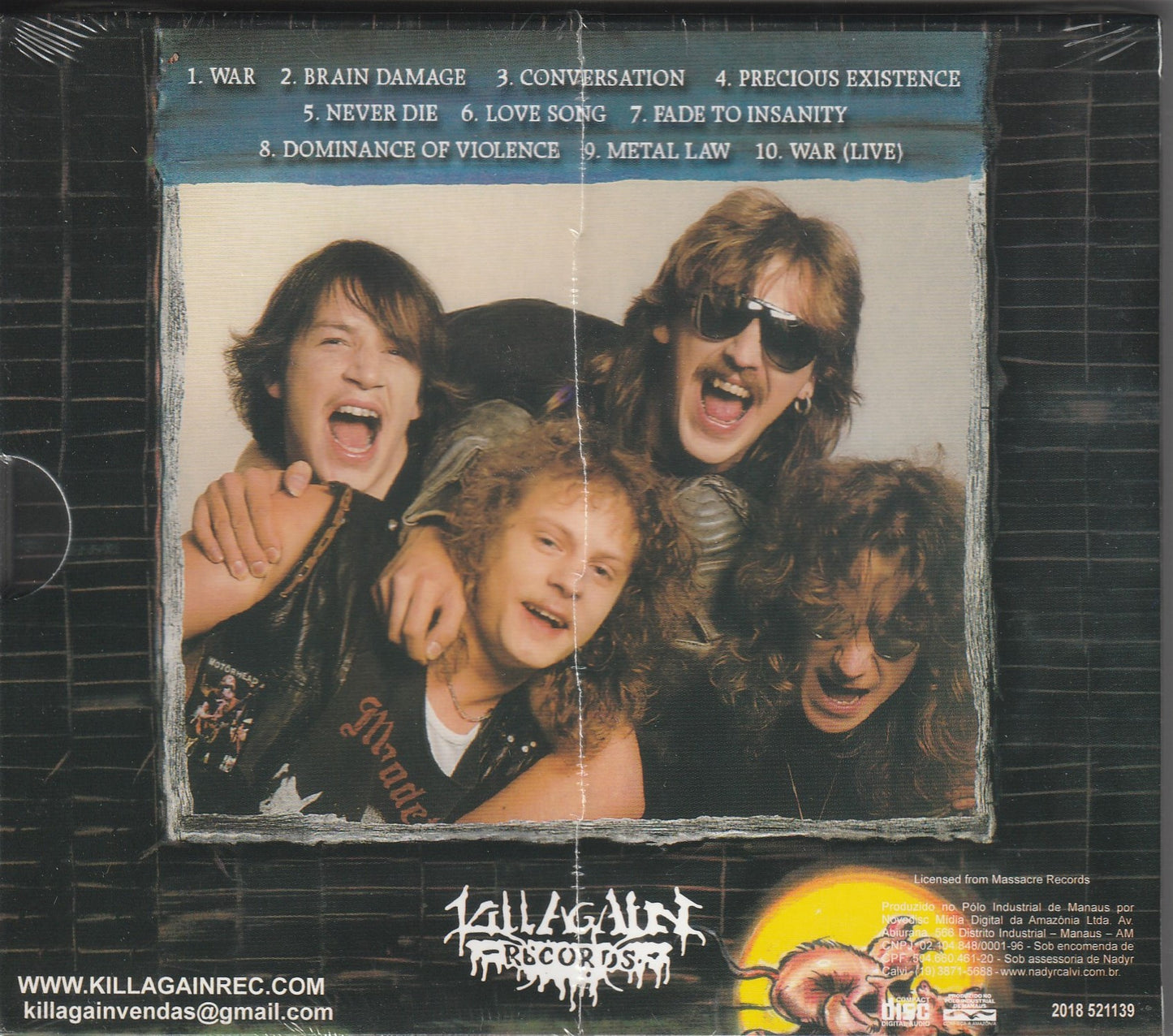 Vendetta - Brain Damage CD
