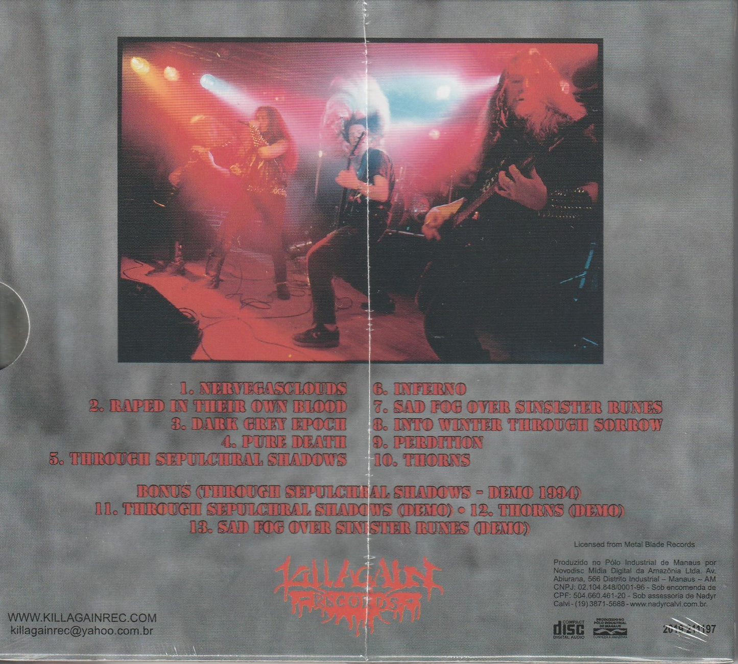 Vomitory - Raped In Their Own Blood CD