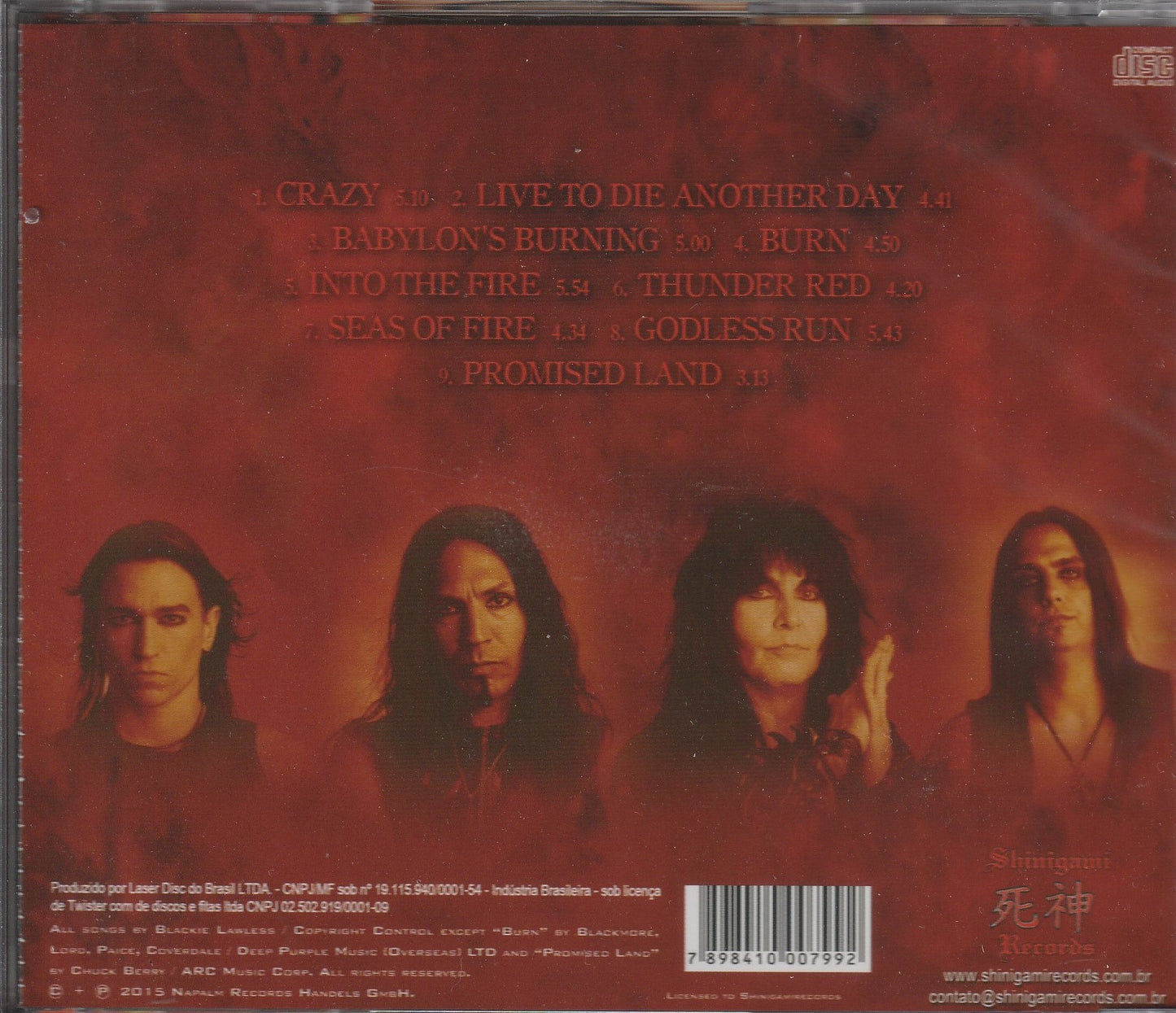W.A.S.P. - Babylon CD