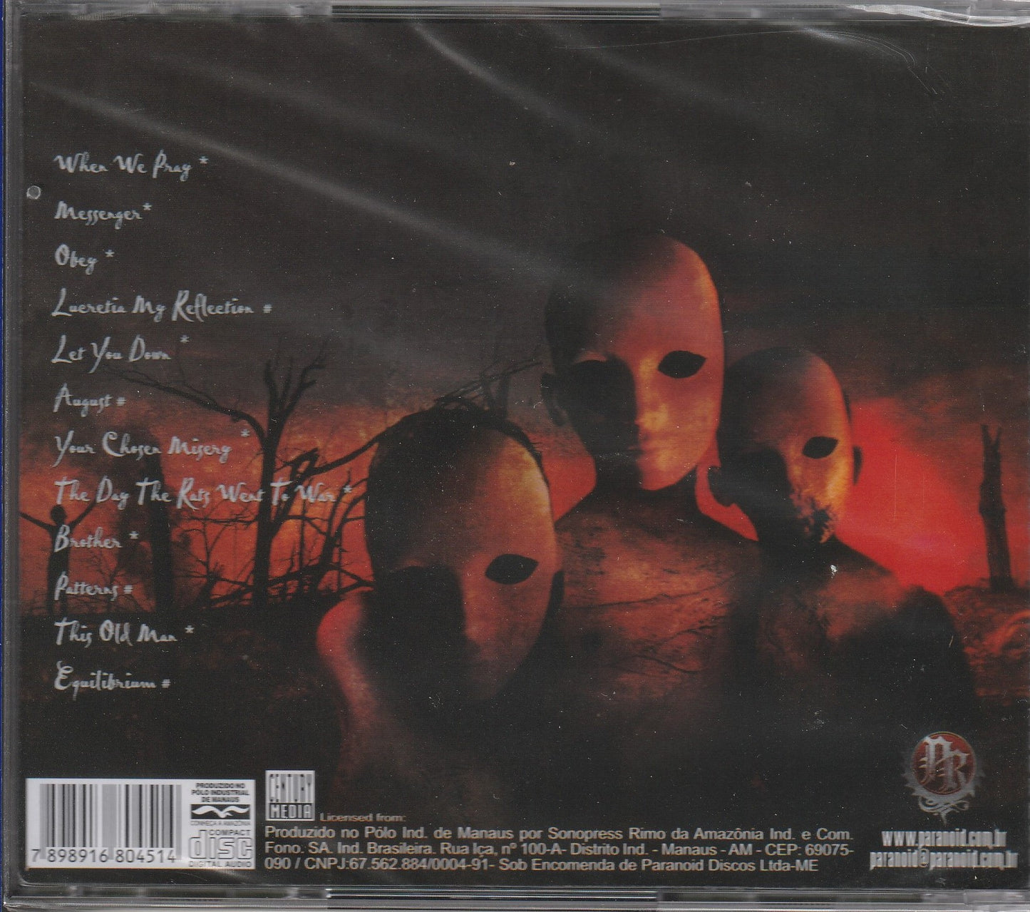 Warrel Dane - Praises To The War Machine CD