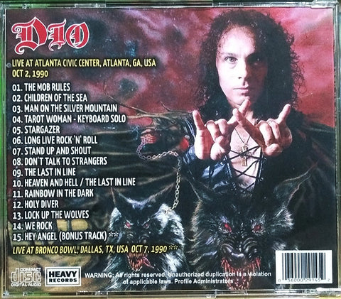 Dio - Lock Up the Wolves In Atlanta 1990 CD