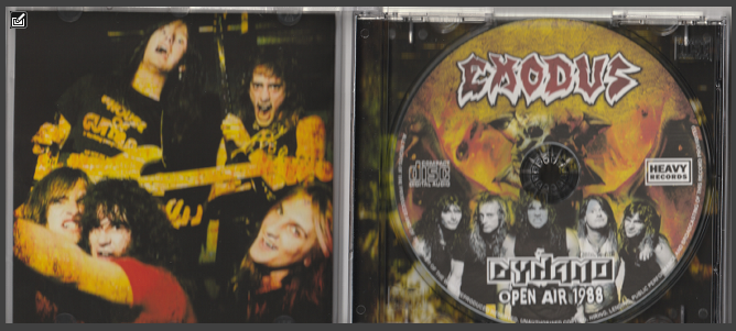 Exodus - Dynamo Open Air 1988 CD