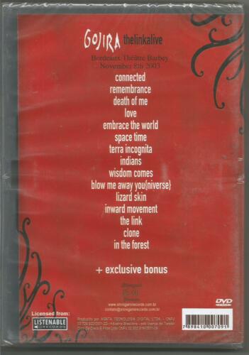 Gojira - The Link Alive 2003 DVD