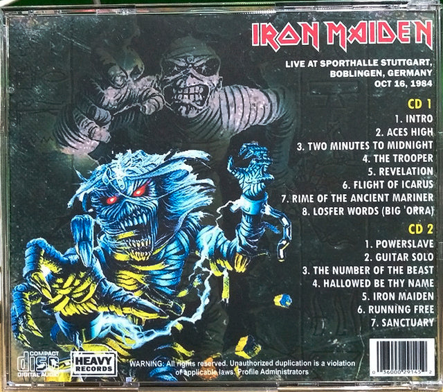 Iron Maiden - Live After Death In Germany 2xCD