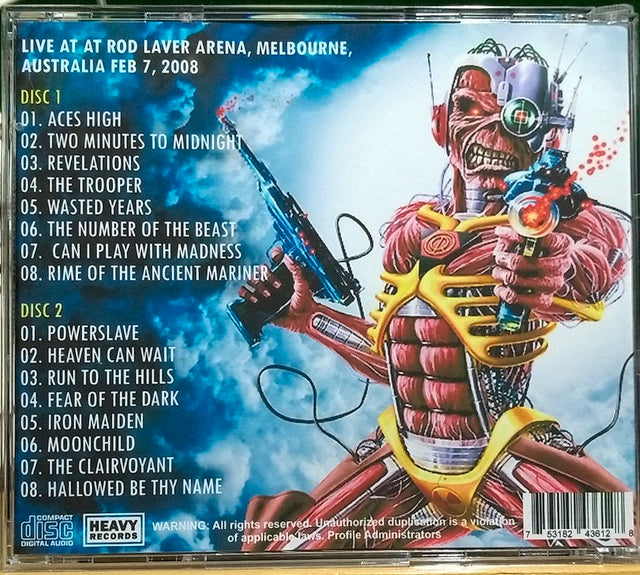 Iron Maiden - Somewhere In Melbourne 2008 2xCD