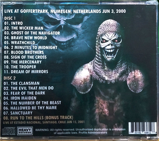 Iron Maiden - Dynamo Open Air 2000 2xCD