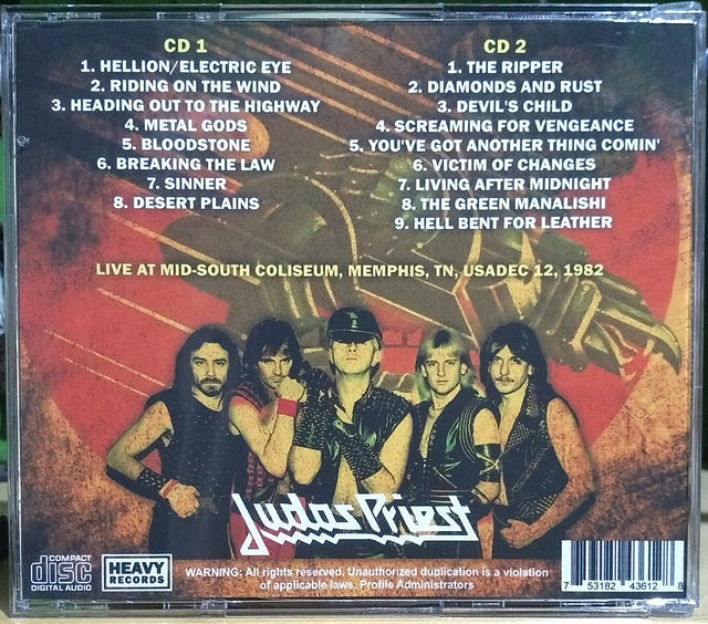 Judas Priest - Electric Memphis 2xCD