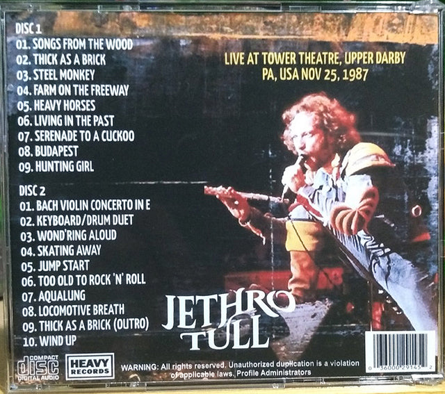 Jethro Tull - Wind Up At Tower Theatre 1987 2xCD