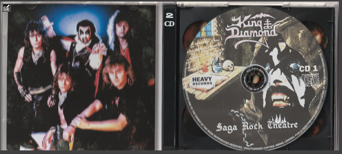 King Diamond - Saga Rock Theatre Abigail Tour 2xCD