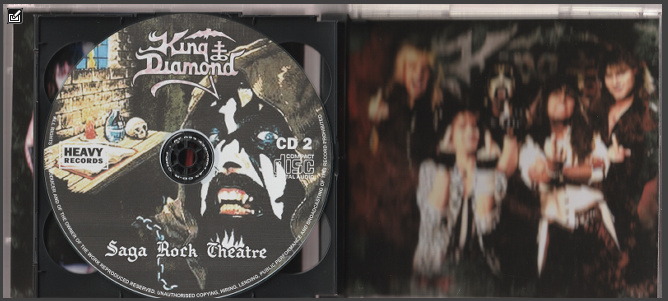 King Diamond - Saga Rock Theatre Abigail Tour 2xCD