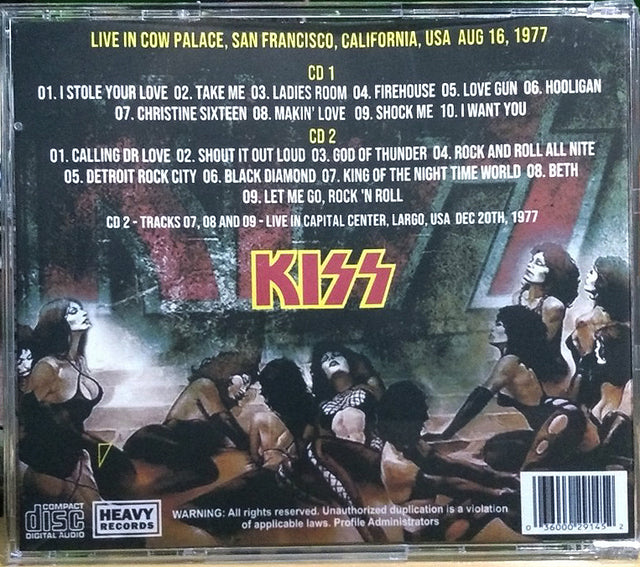Kiss - The Great Shock Love Gun Tour 77/78 2xCD