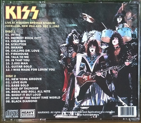 Kiss - Unmasked Tour Live At Auckland New Zealand 2xCD