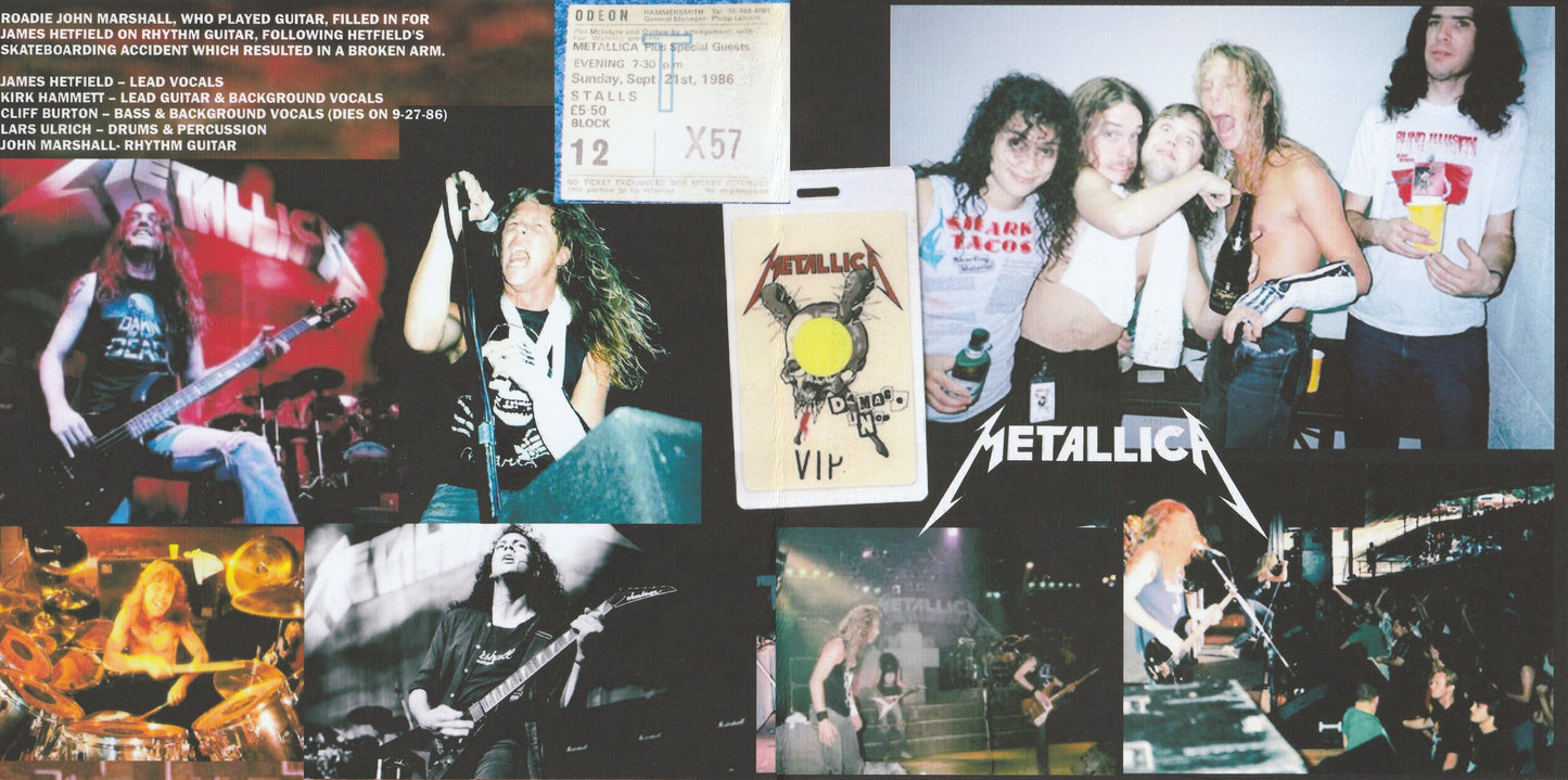Metallica - Hammersmith Odeon 1986 CD
