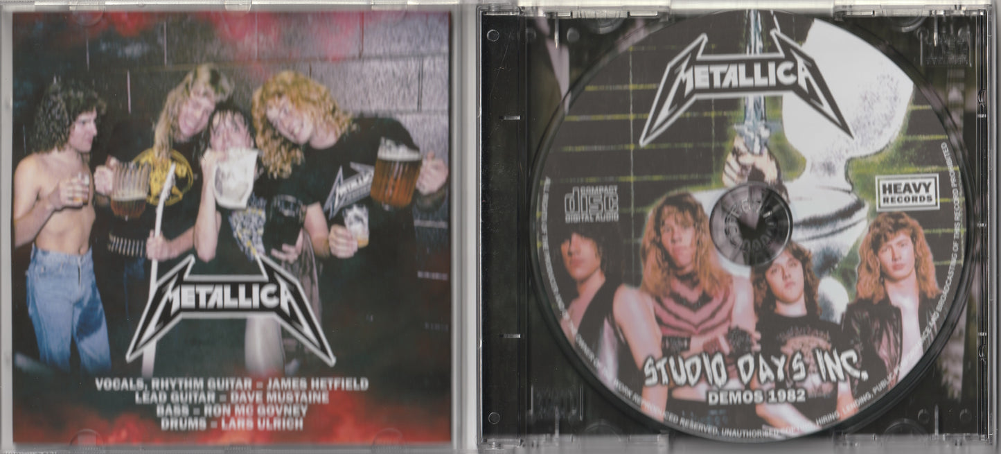 Metallica - Studio Days Inc. Demos 1982 CD