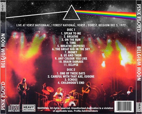 Pink Floyd - Belgium Moon 2xCD