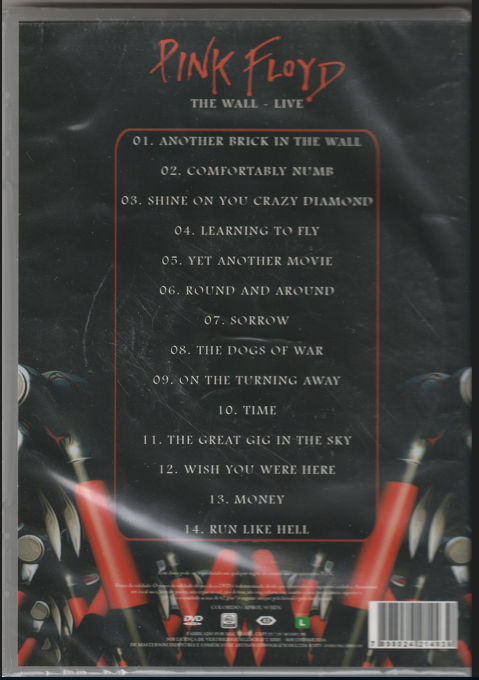 Pink Floyd - The Wall Live DVD