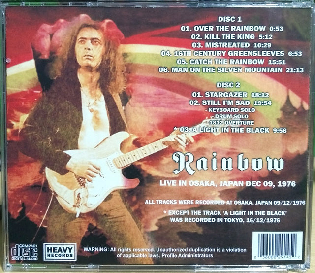 Rainbow - Rising In Japan 1976 2xCD