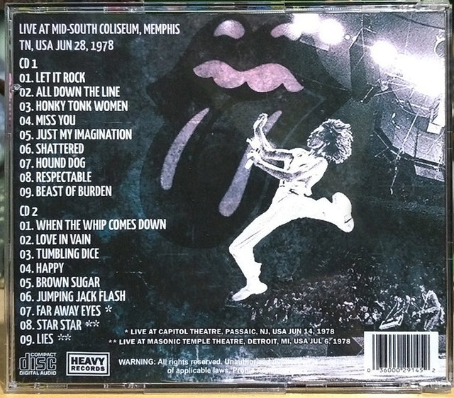 Rolling Stones - Some Girls In Memphis 1978 2xCD