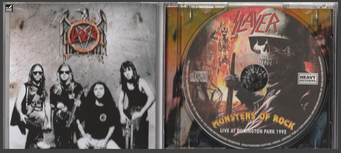 Slayer - Monsters Of Rock 1992 CD