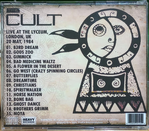 The Cult - Live At The Lyceum 1984 CD