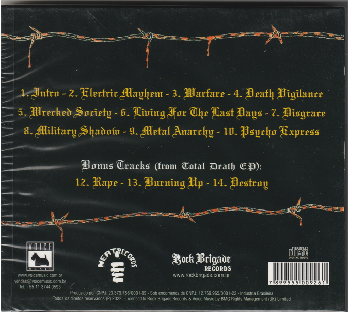 Warfare - Metal Anarchy CD