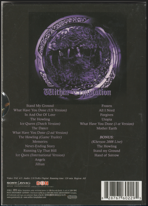 Within Temptation - The Videos DVD