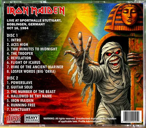 Iron Maiden - Live After Death In Germany 2xCD